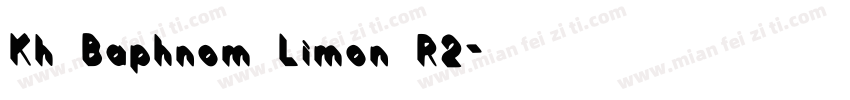 Kh Baphnom Limon R2字体转换